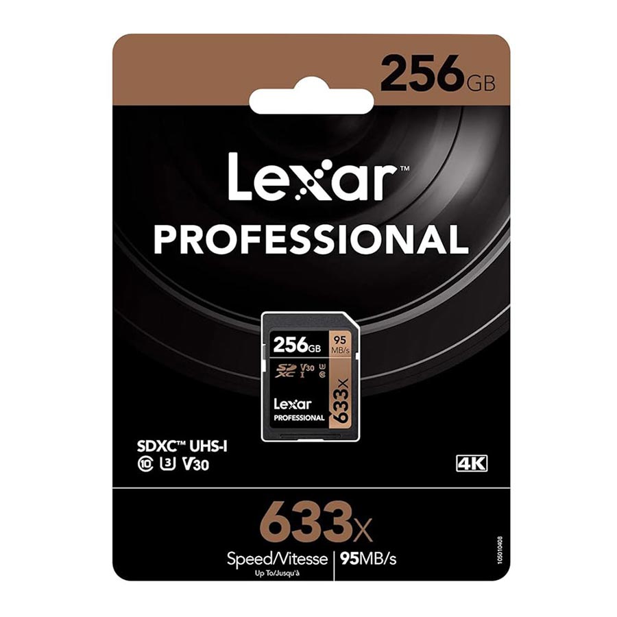 کارت حافظه MicroSDXC لکسار مدل Professional 633x UHS-I U3 V30 256GB 95MB/s