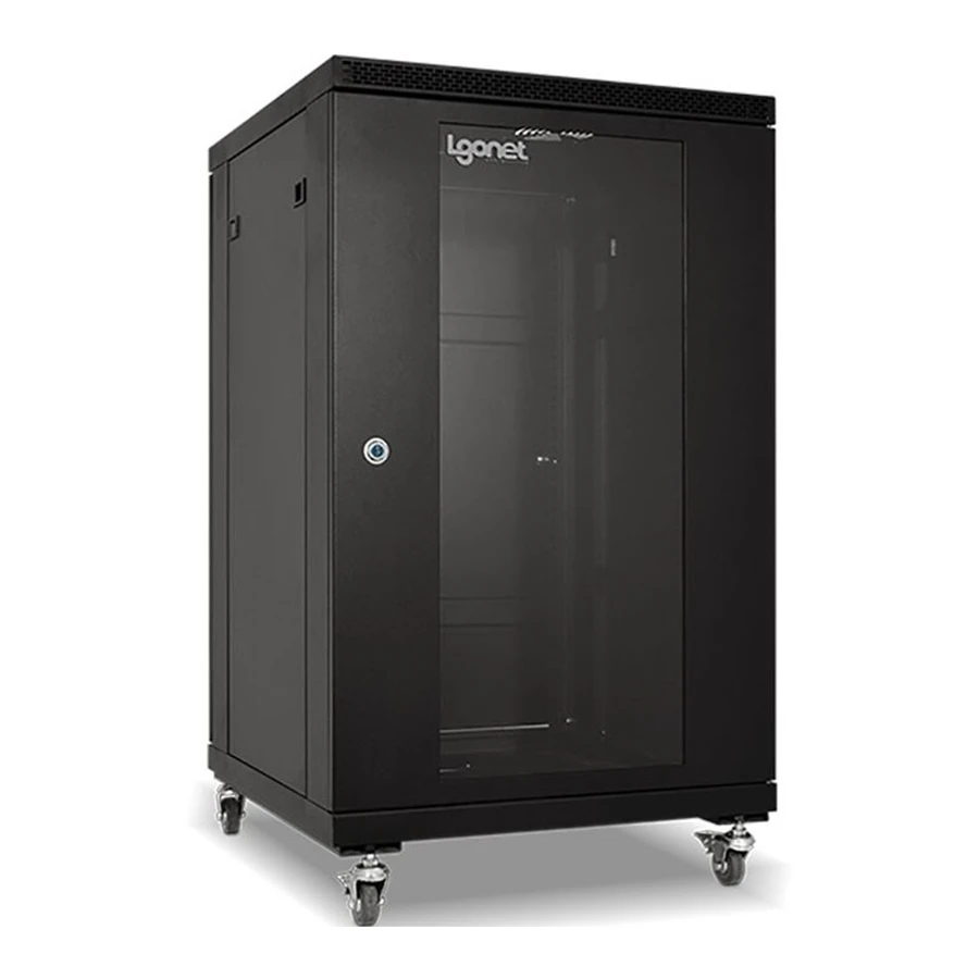 LGONET LRE-18-60FWS 60-Depth 95-Height 18 Unit Stand RACK رک ایستاده 18 یونیت عمق 60 سانتی متر الگونت