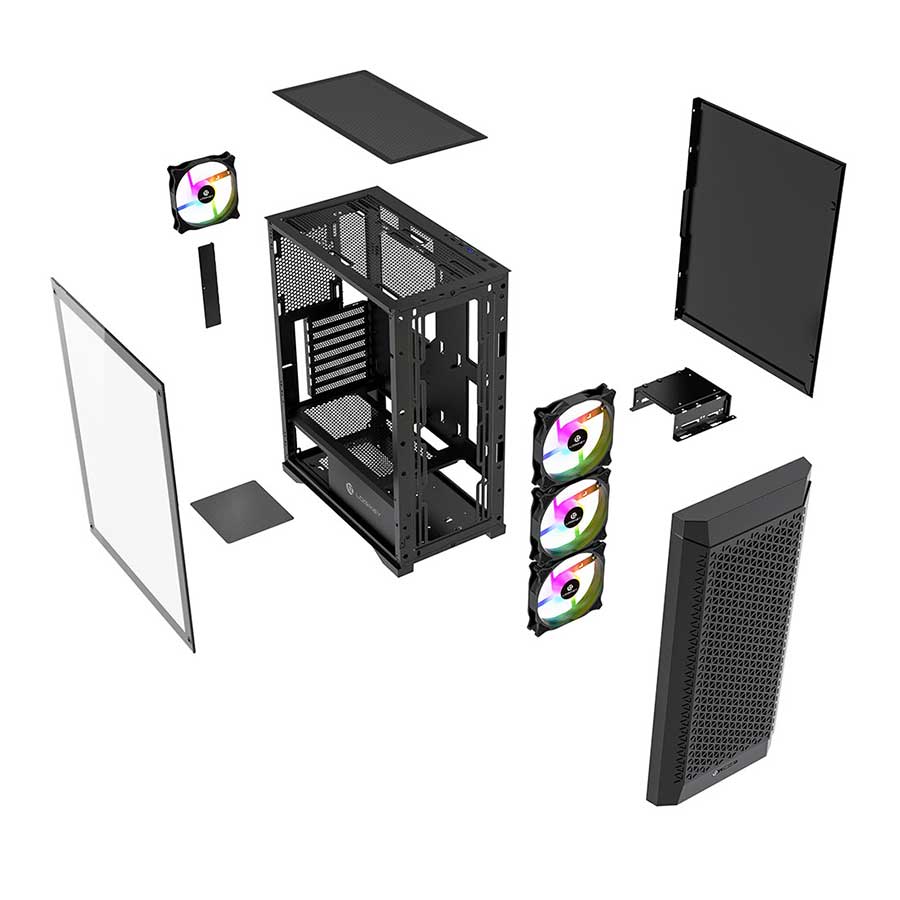 کیس کامپیوتر لاجی کی مدل C284B