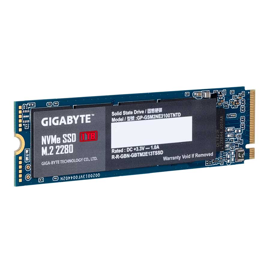 اس اس دی گیگابایت مدل M.2 PCIe NVME ظرفیت 1 ترابایت