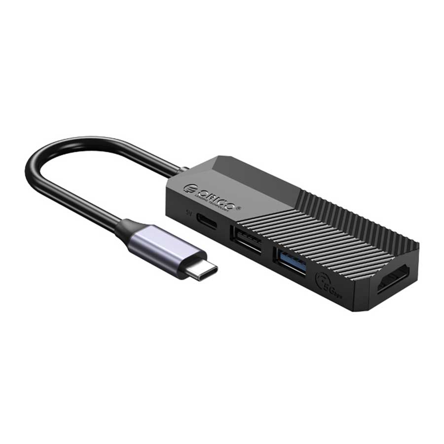 هاب و داک استیشن USB-C چهار پورت اوریکو مدل MDK-4P