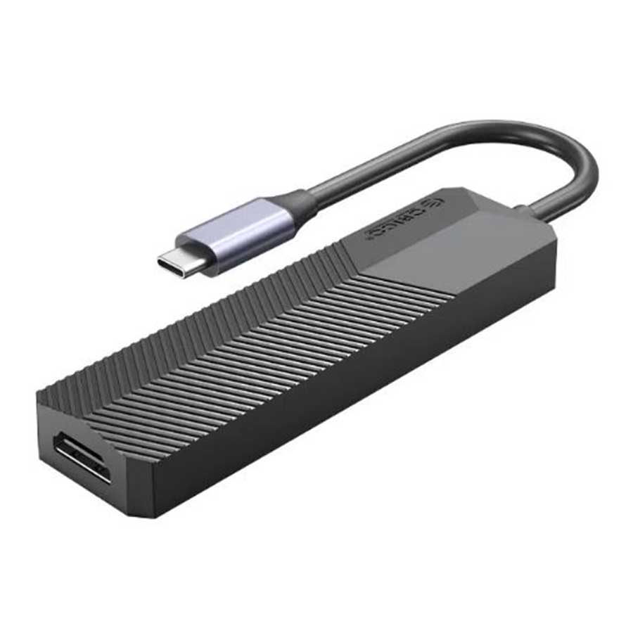 هاب و داک استیشن USB-C شش پورت لنشن مدل MDK-6P