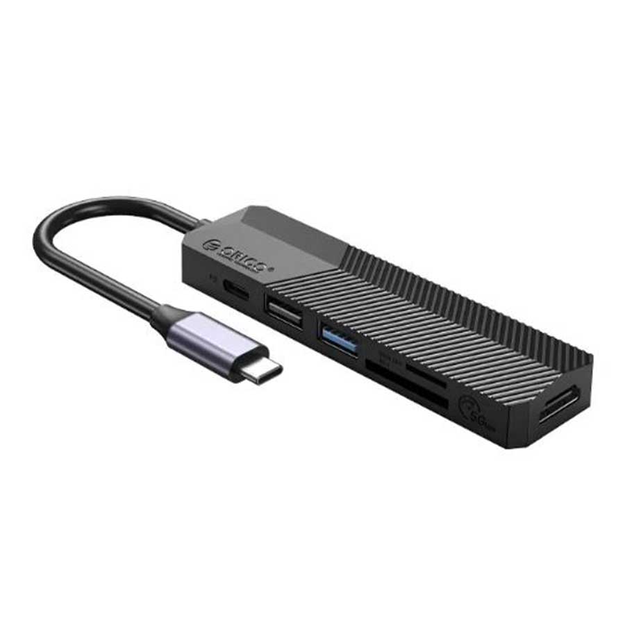 هاب و داک استیشن USB-C شش پورت لنشن مدل MDK-6P