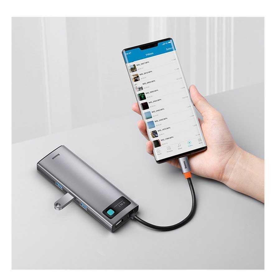 هاب USB-C نه پورت باسئوس