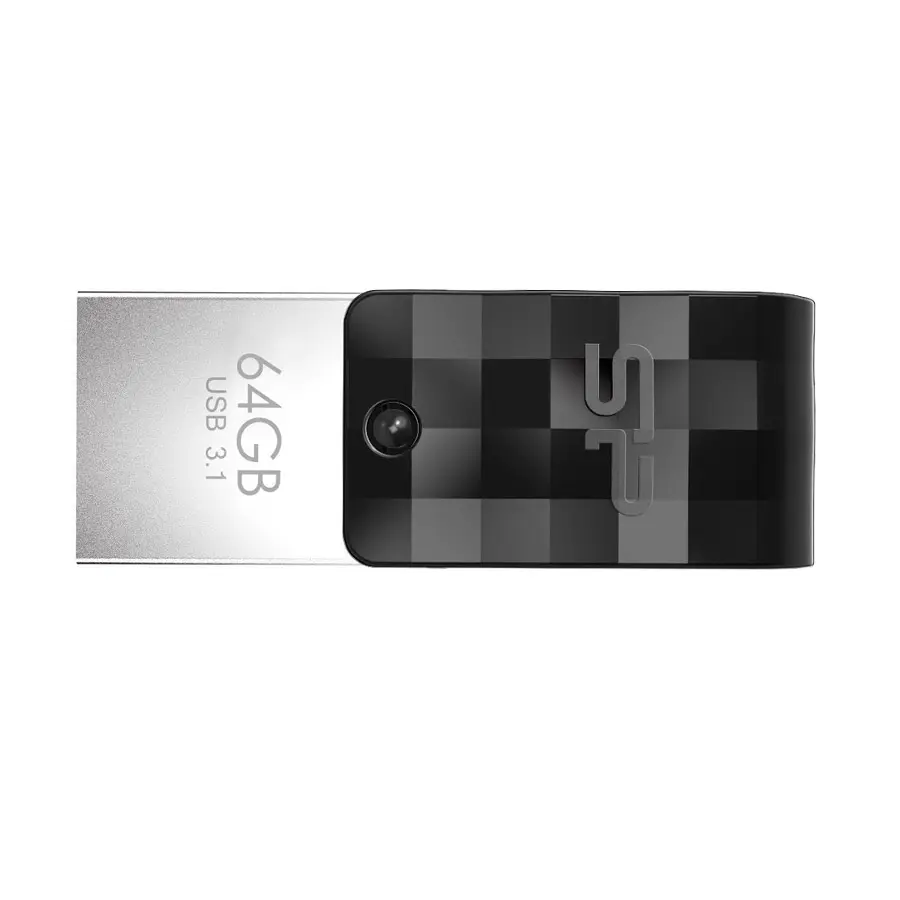 Mobile C31 فلش مموری سیلیکون پاور مدل Mobile C31 ظرفیت 64 گیگابایت مشکی