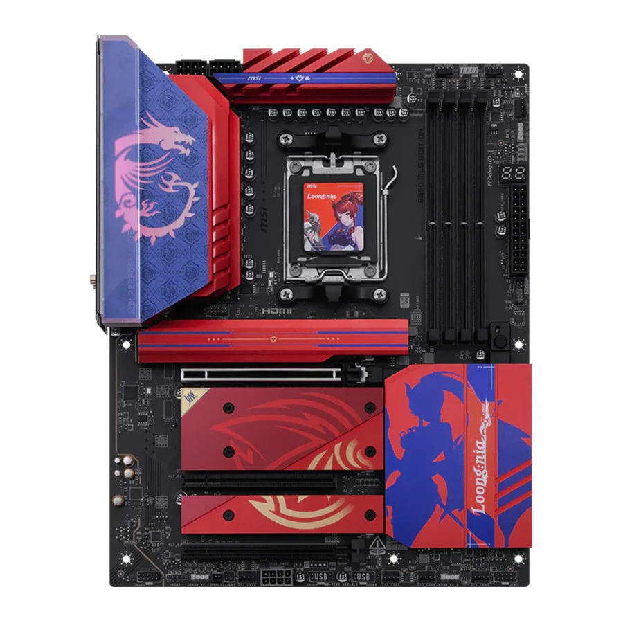 MSI B850 MLG Edition DDR5 AM5 ATX Motherboard مادربرد ام اس آی