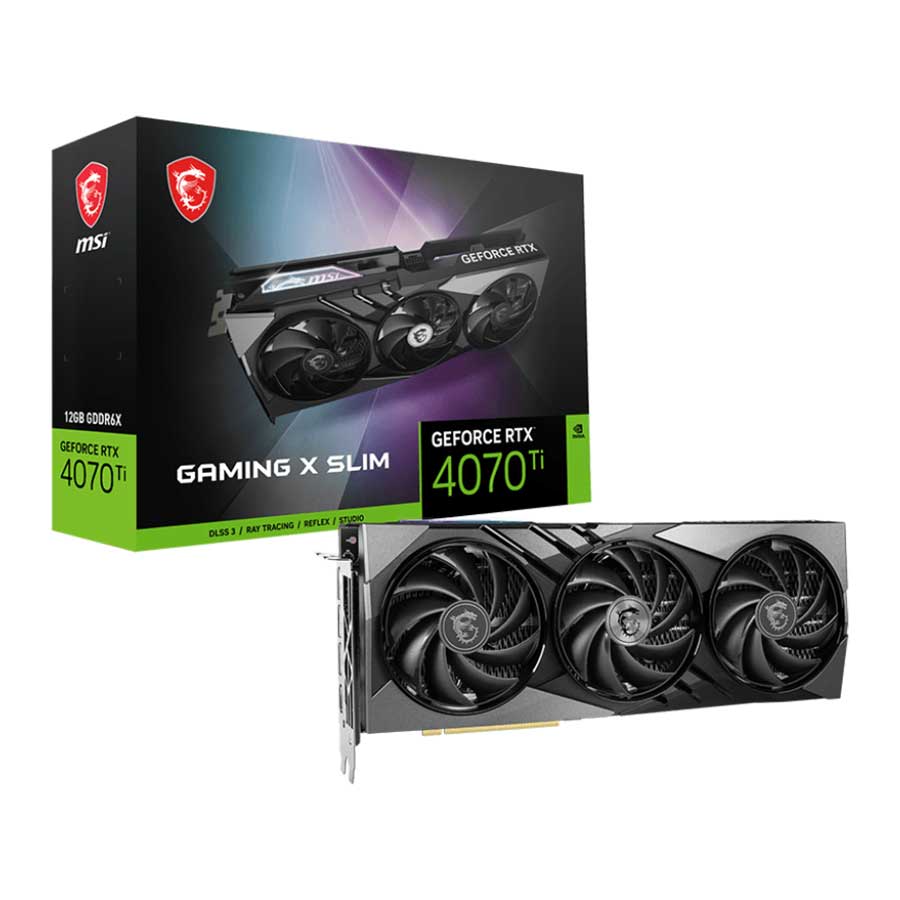 کارت گرافیک ام اس آی مدل GeForce RTX 4070 Ti GAMING X SLIM 12G GDDR6X