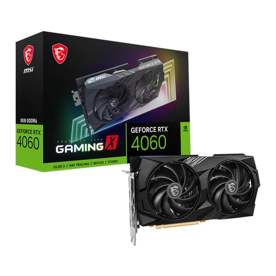 کارت گرافیک ام اس آی مدل GeForce RTX 4060 GAMING X 8G GDDR6