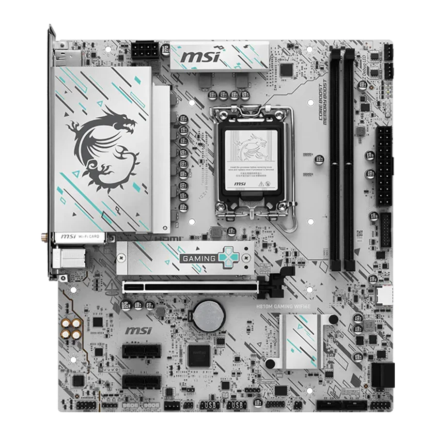 MSI H810M GAMING WIFI DDR5 Micro ATX LGA1851 Motherboard مادربرد ام اس آی