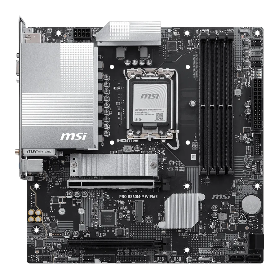 MSI PRO B860M-P WIFI DDR5 Micro ATX LGA1851 Motherboard مادربرد ام اس آی