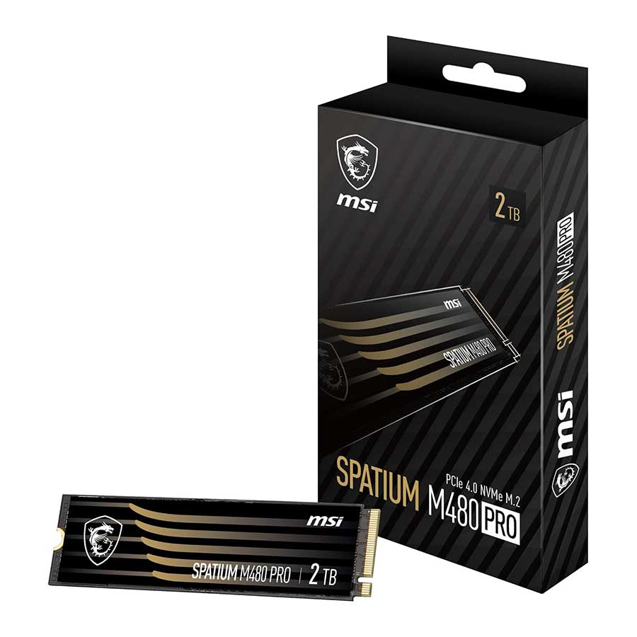 اس اس دی 2 ترابایت ام اس آی مدل SPATIUM M480 PRO PCIe 4.0 NVMe M.2 2280