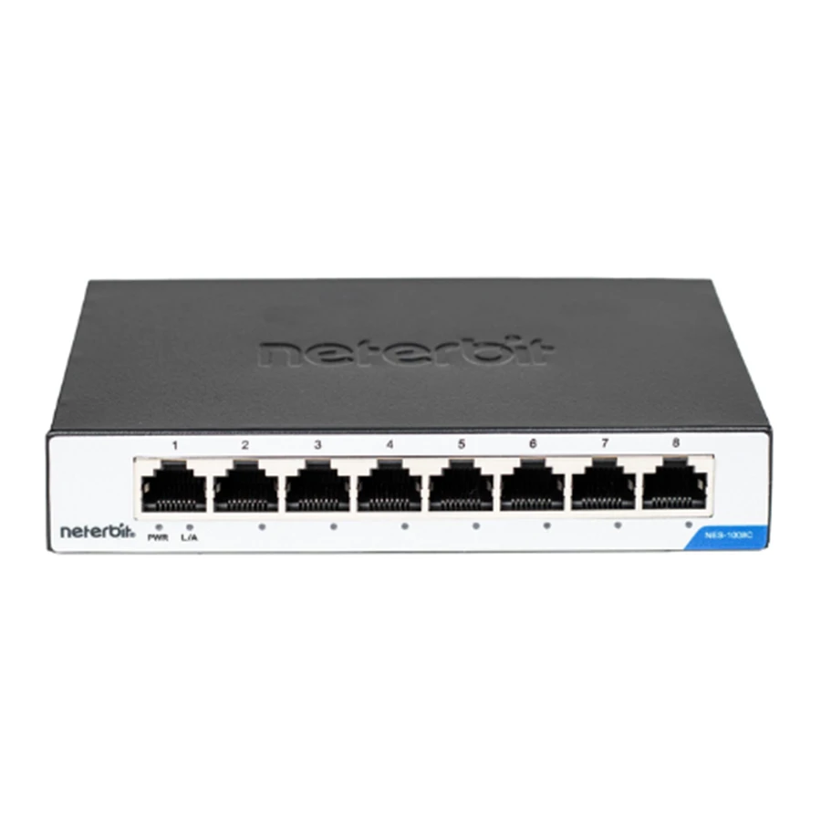 Neterbit NES-1008C 8-Port Unmanaged Network Switch سوييچ 8 پورت نتربیت