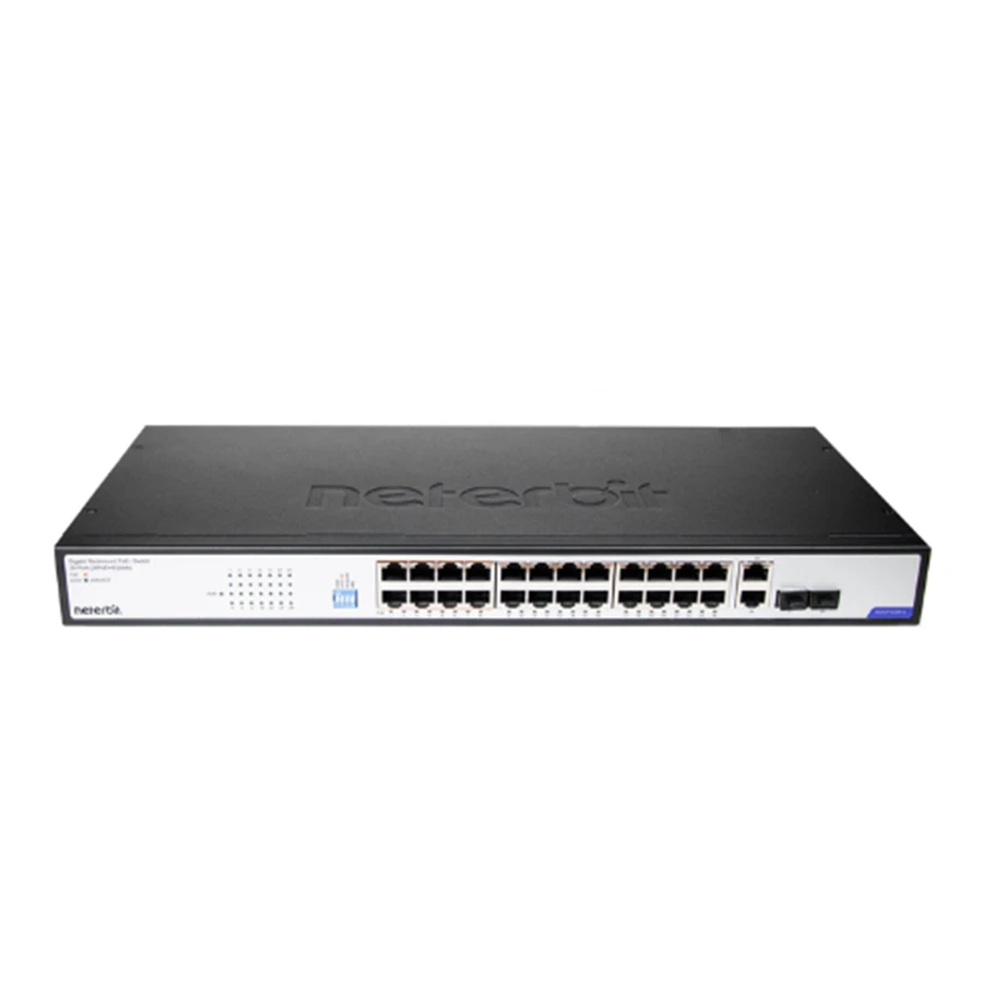 Neterbit NGS-F1028P-A 24-Port PoE+ Gigabit Unmanaged Network Switch سوييچ 24 پورت گیگابیت نتربیت