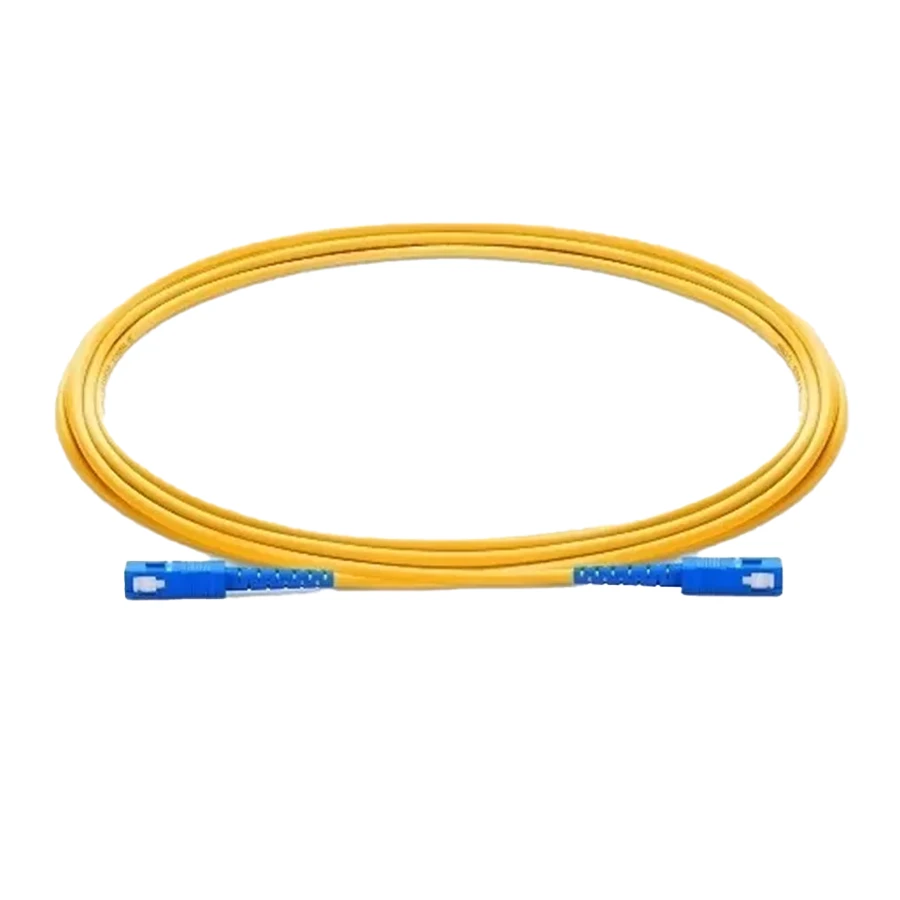 Nexans SC-SC Simplex Single Mode UPC-UPC 3m Optical Fiber Patch cord پچ کورد 3 متری فیبر نوری نگزنس سیمپلکس سینگل مود