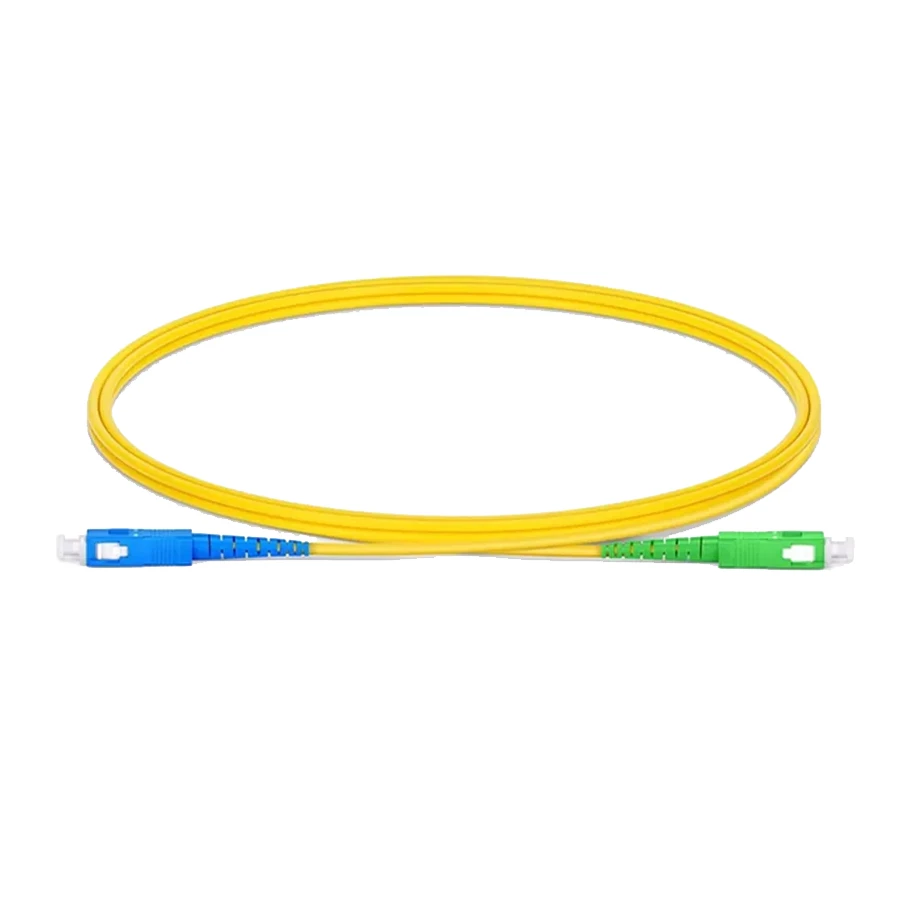 Nexans SC/UPC SC/APC Single Mode Simplex 5m Optical Fiber Patch cord پچ کورد 5 متری فیبر نوری نگزنس سیمپلکس سینگل مود
