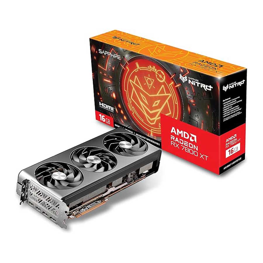 کارت گرافیک سافایر مدل Nitro+ AMD Radeon RX 7800 XT Gaming 16GB