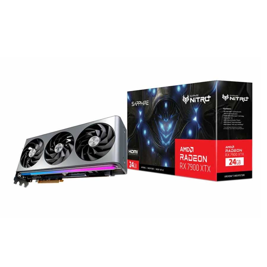 کارت گرافیک سافایر مدل NITRO+ AMD Radeon RX7900 XTX Vapor-X 24GB