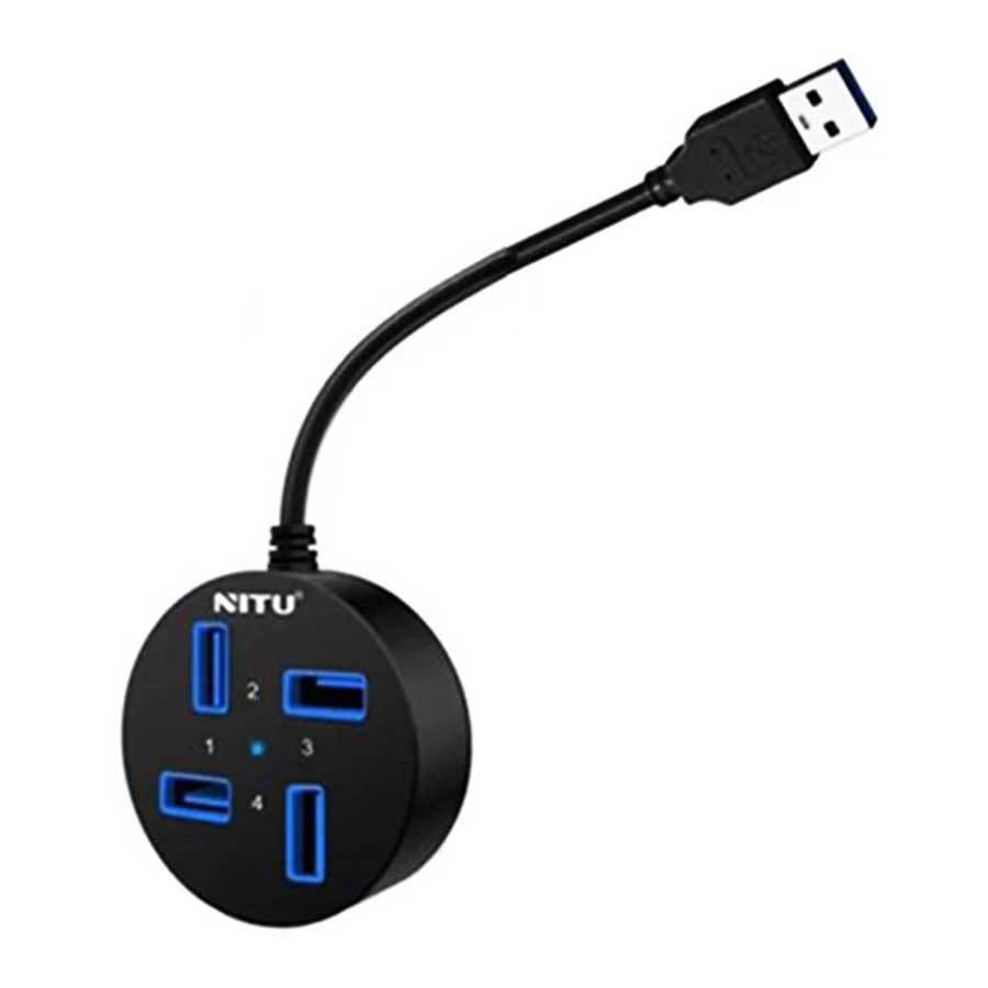 هاب USB چهار پورت نیتو مدل NT-HUB01