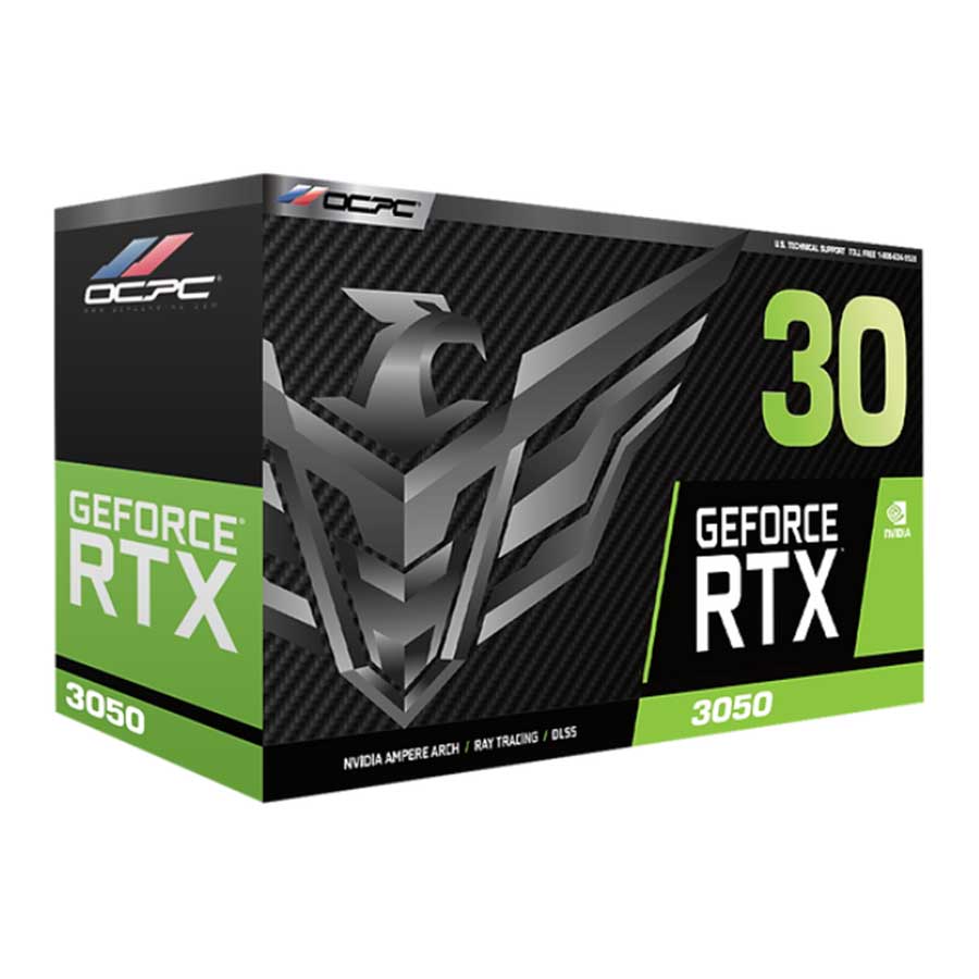 کارت گرافیک اوسی پی سی مدل GeForce RTX3050 8GB GDDR6