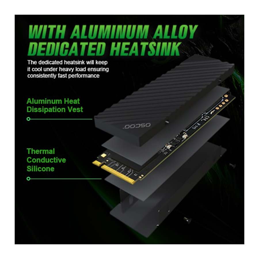 اس اس دی اسکو مدل ON1000 Pro Heatsink M.2 2280 NVMe