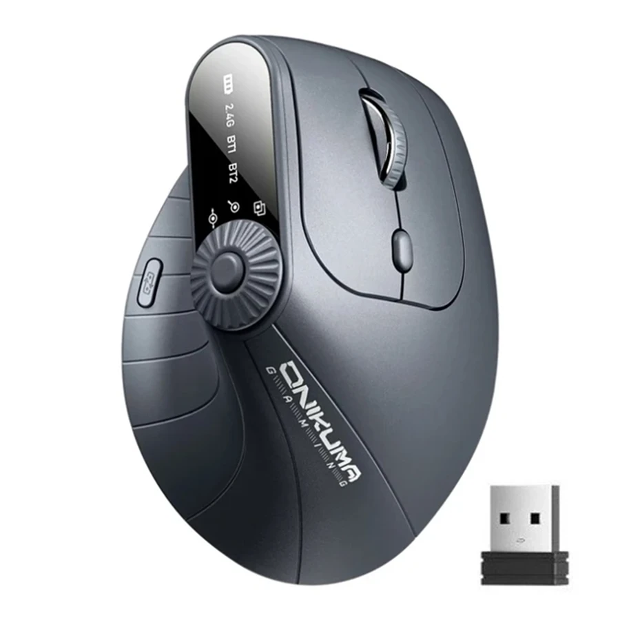 Onikuma CW932 Ergonomic Vertical Wireless Gaming Mouse ماوس گیمینگ بیسیم اونیکوما