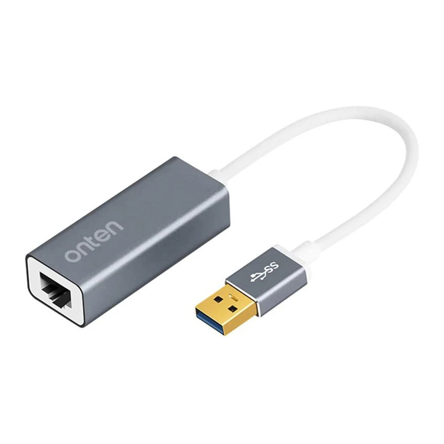 Onten OTN-5225 USB 3.0 To LAN Converter مبدل USB به LAN اونتن