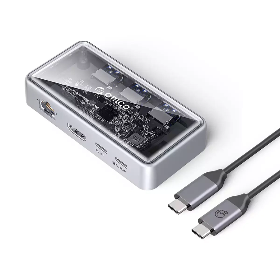 مدل TM10-6P هاب و داک استیشن هفت پورت اوریکو مدل TM10-6P