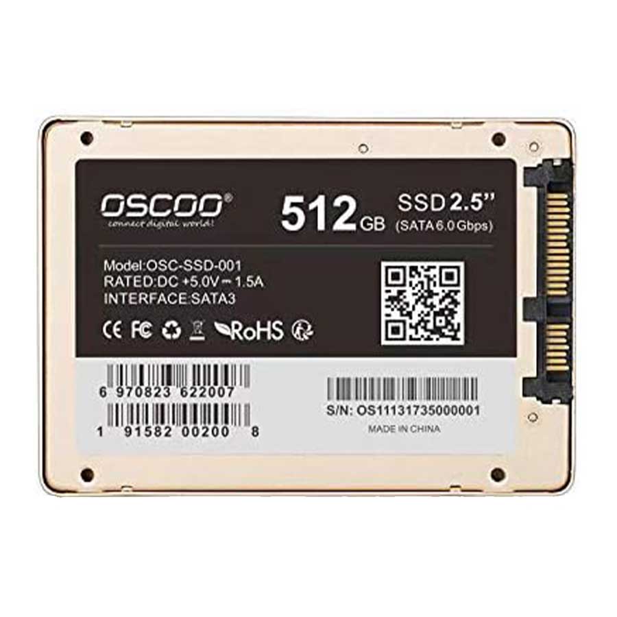 اس اس دی 512 گیگابایت 2.5 اینچ SATA اسکو مدل SSD-001 Gold