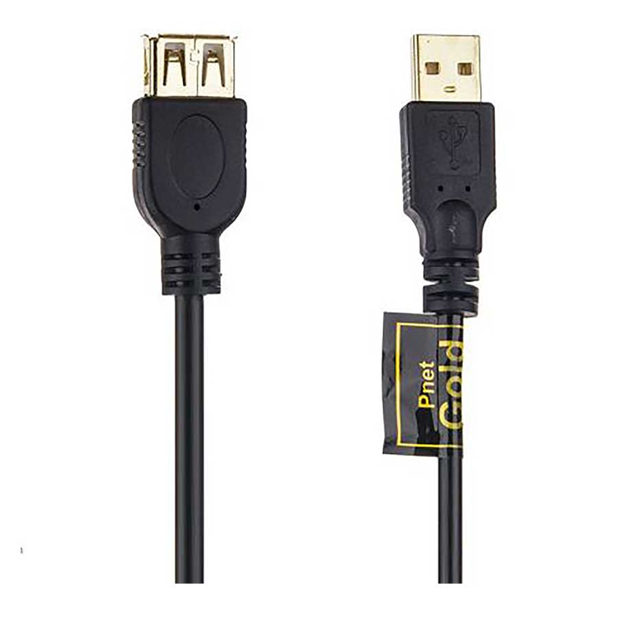 کابل افزایش طول 5 متری USB پی نت مدل Gold