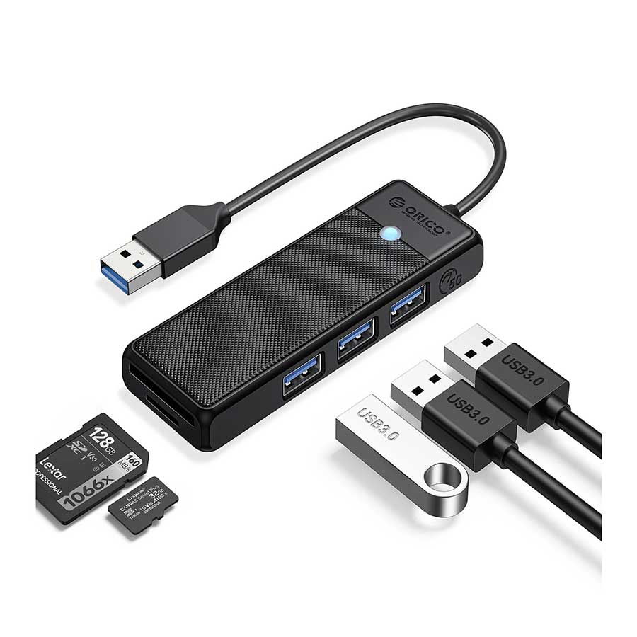 هاب USB 3.0 پنج پورت اوریکو مدل PAPW3AT-U3-015