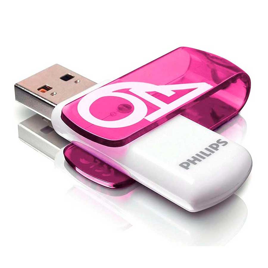 فلش مموری 64 گیگابایت USB 2.0 فیلیپس مدل Vivid