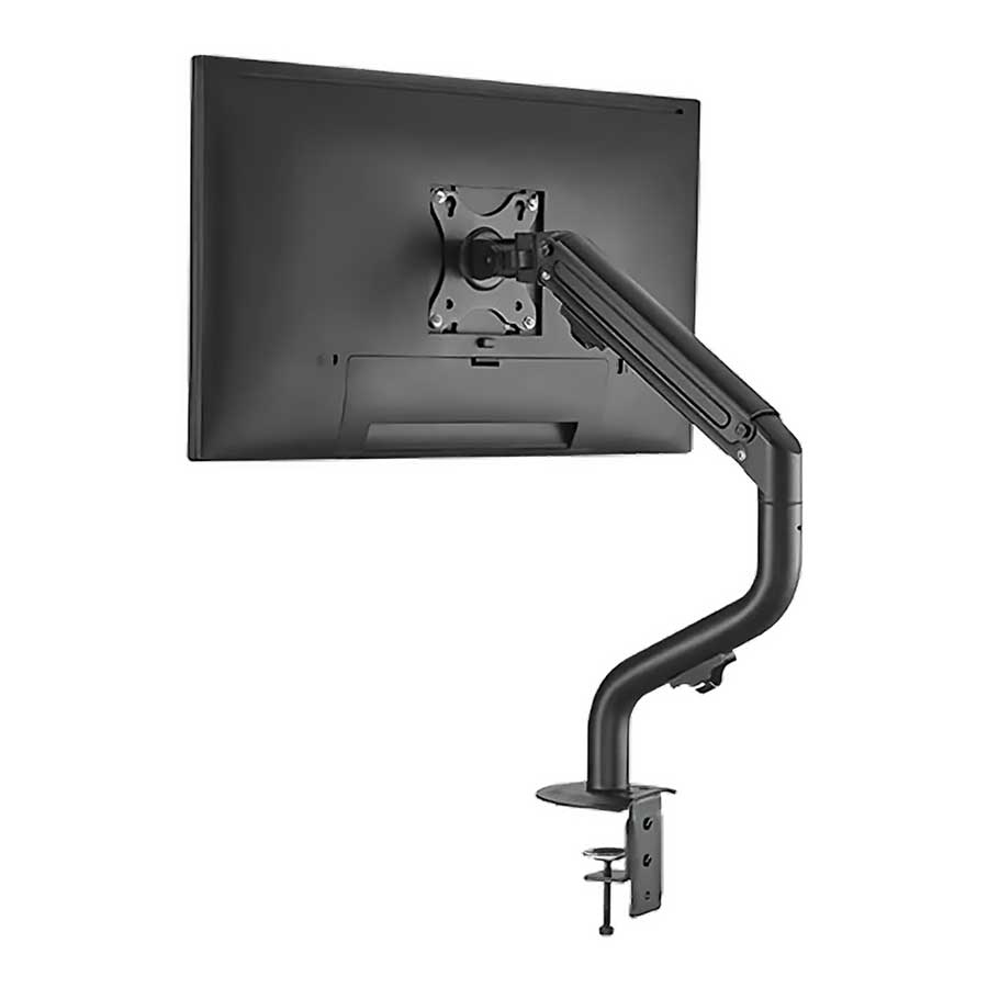 پایه نگهدارنده رومیزی مانیتور تویستد مایندز مدل Pipe Shaped Black Single Monitor