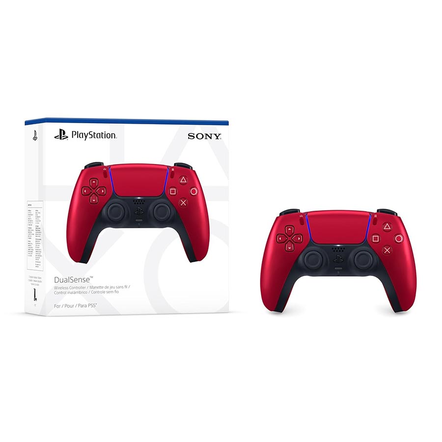 دسته بازی بی‌سیم سونی مدل PlayStation 5 DualSense Deep Earth Metallic Red