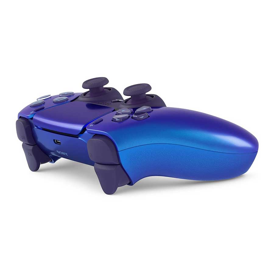 دسته بازی بی‌سیم سونی مدل PlayStation 5 DualSense Indigo Blue Chroma