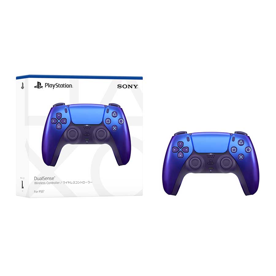 دسته بازی بی‌سیم سونی مدل PlayStation 5 DualSense Indigo Blue Chroma