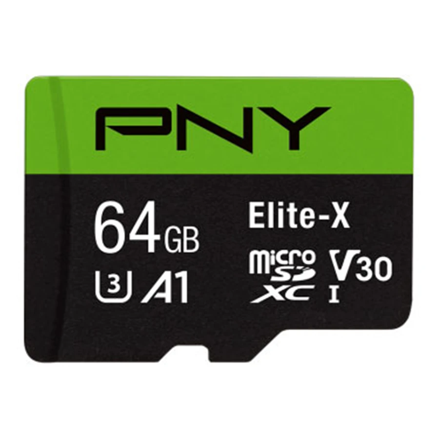 PNY Pro Elite UHS-I U3 Class 10 64GB 100MB/s microSDXC Memory Card کارت حافظه microSDXC پی ان وای