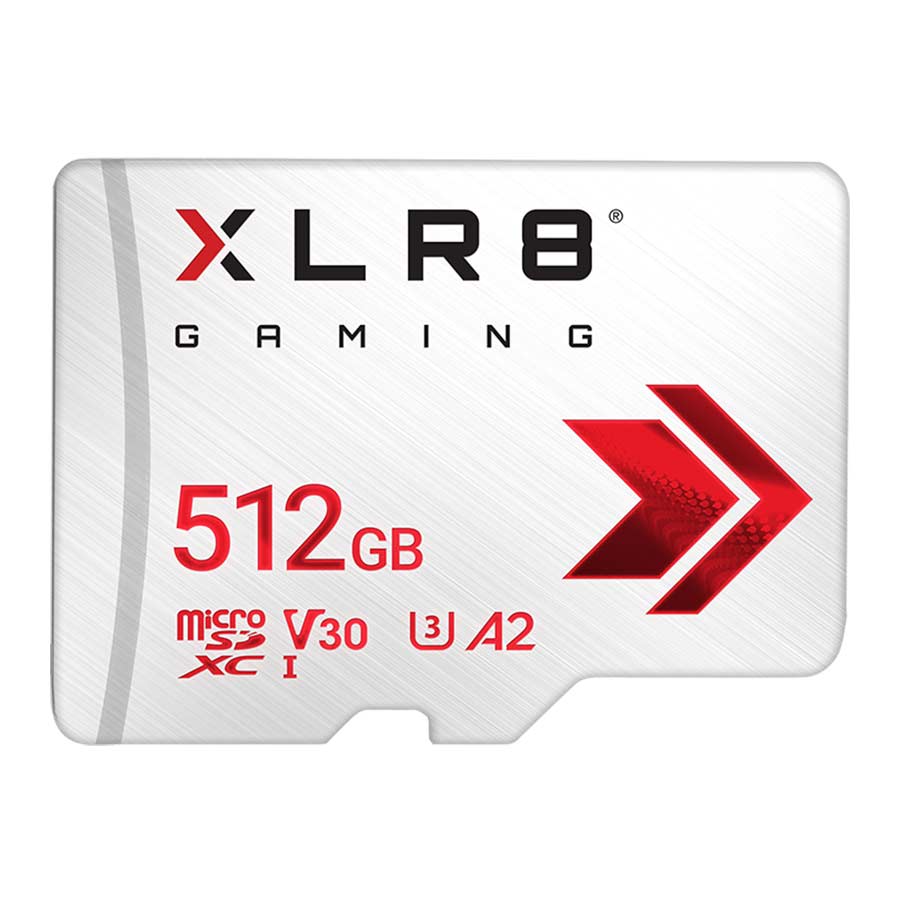 کارت حافظه microSDXC گیمینگ پی ان وای مدل XLR8 GAMING CLASS 10 U3 V30 512GB