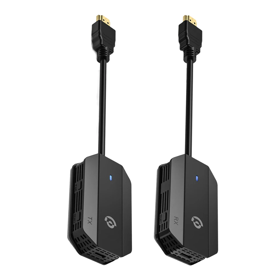 Powerology PHDMRABK Wireless HDMI Mirroring Pair to USB-C Adaptor Cable کابل تبدیل USB-C به HDMI پاورولوژی