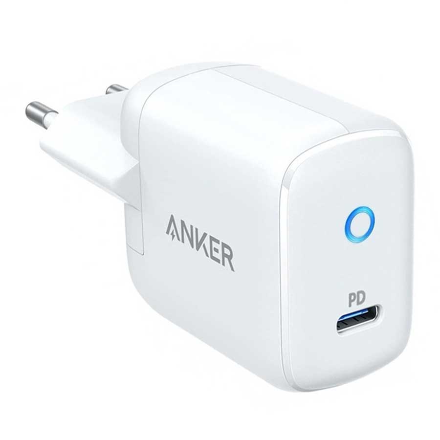 شارژر دیواری انکر مدل Powerport PD 1 B2019LD1 همراه کابل USB-C به لایتنینگ