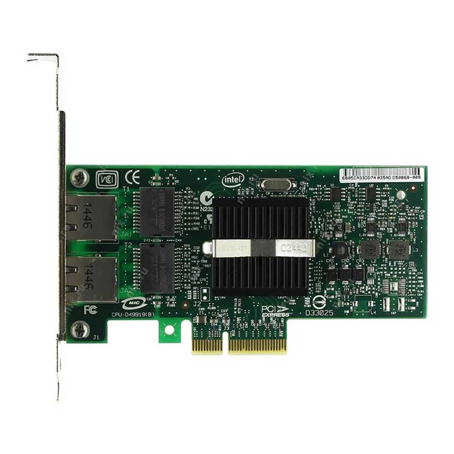 کارت شبکه گیگابیت PCIe اینتل مدل Pro-1000 82576-2T