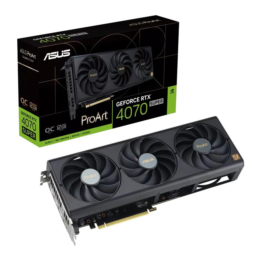 کارت گرافیک ایسوس مدل PROART-RTX4070S-O12G