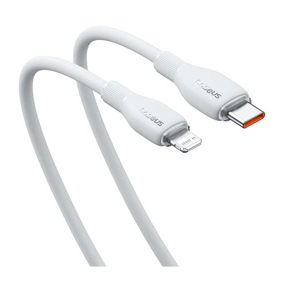 کابل تبدیل 1.2 متری USB-C به لایتنینگ بیسوس مدل Pudding P10355701221-B1