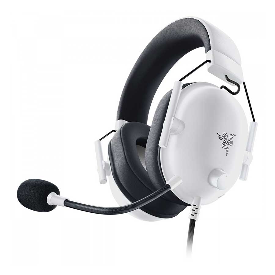 هدست گیمینگ باسیم ریزر مدل Blackshark V2 X White Edition