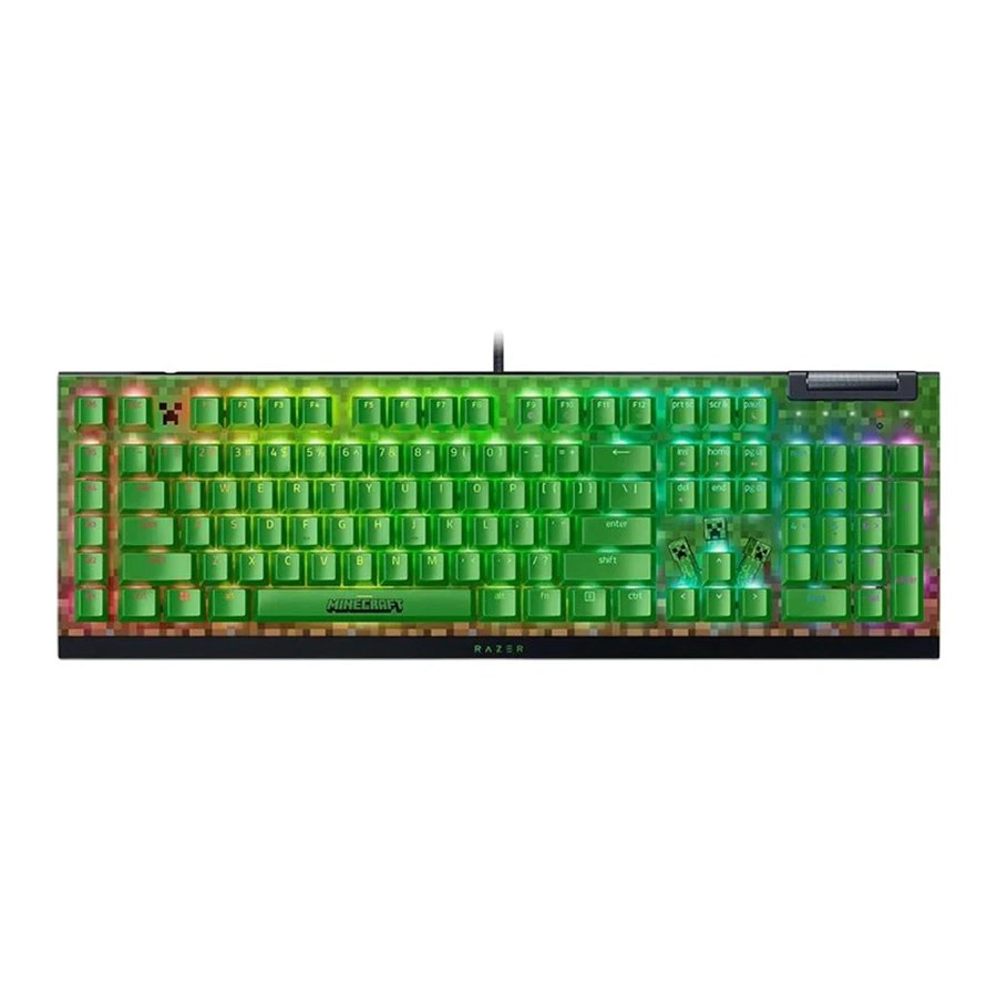 Razer BlackWidow V4 X MineCraft Edition کیبورد گیمینگ باسیم ریزر