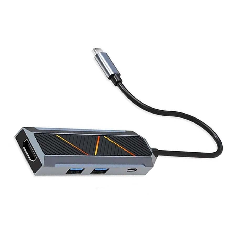 CRUX UCA4 هاب USB-C چهار پورت ردراگون مدل CRUX UCA4