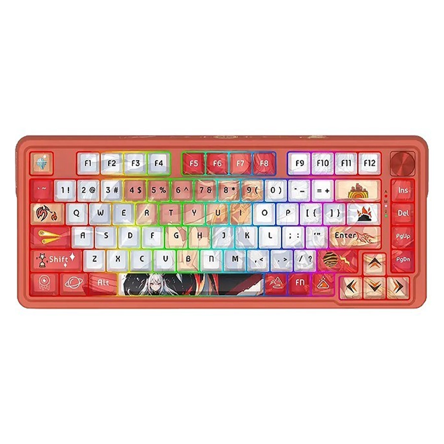 مدل UCAL K673AK PRO RGB کیبورد گیمینگ بیسیم ردراگون مدل UCAL K673AK PRO RGB