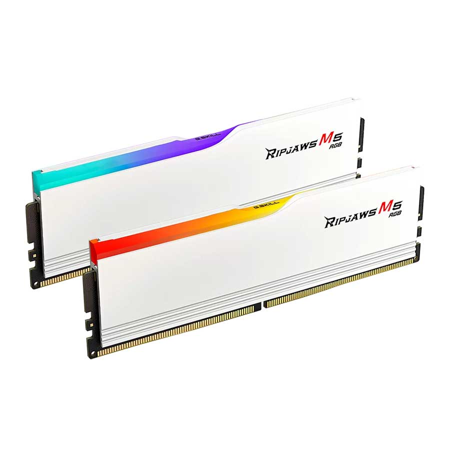 رم جی اسکیل مدل Ripjaws M5 RGB White Dual DDR5