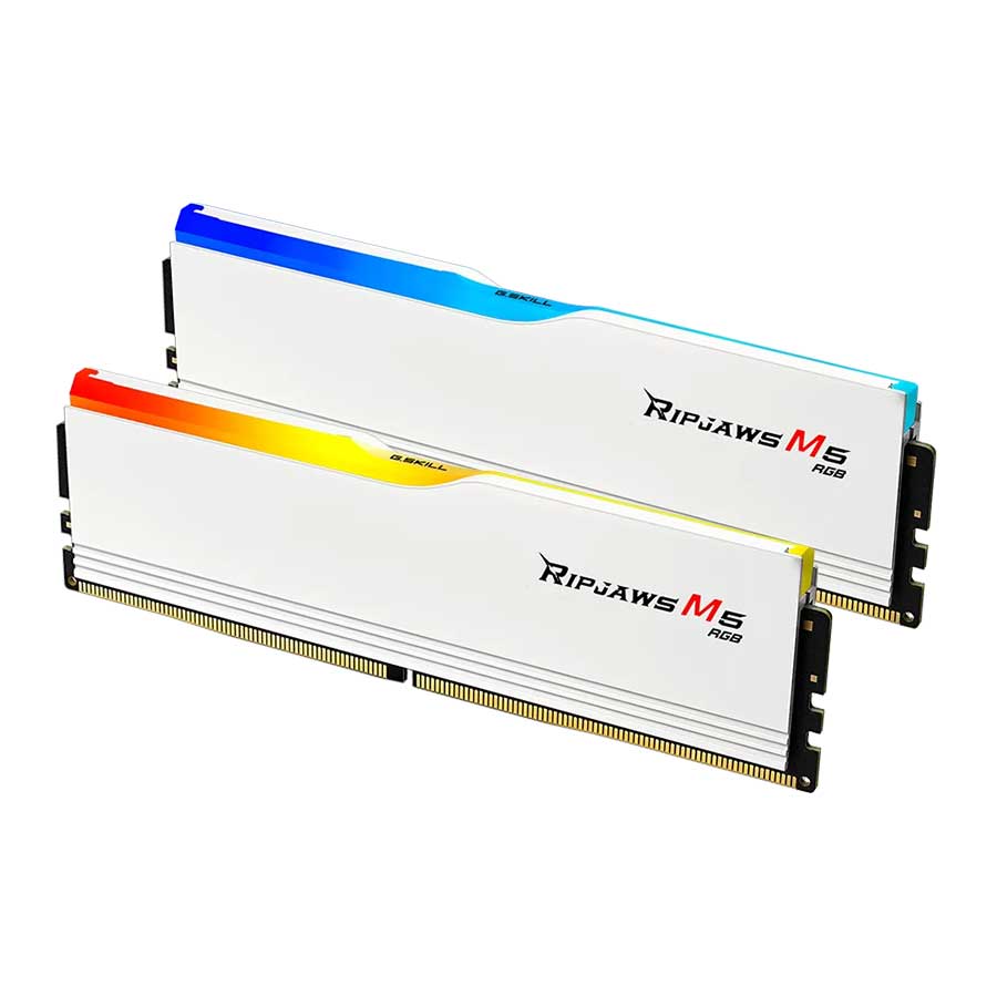 رم جی اسکیل مدل Ripjaws M5 RGB White Dual DDR5