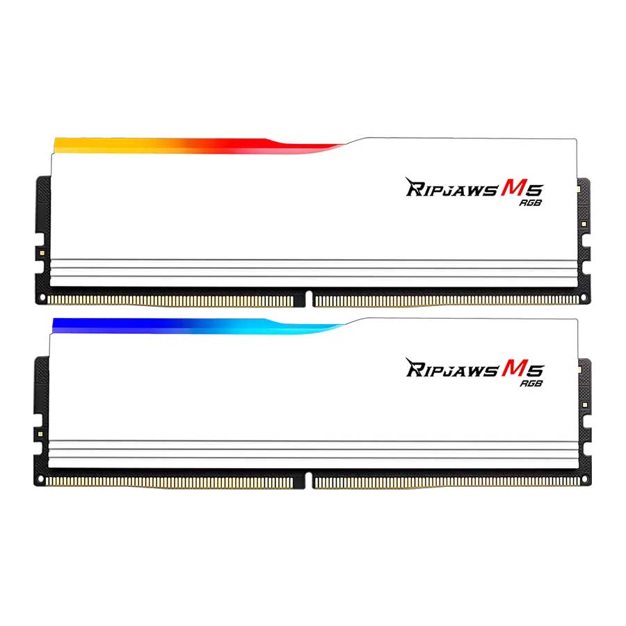 رم جی اسکیل مدل Ripjaws M5 RGB White Dual DDR5