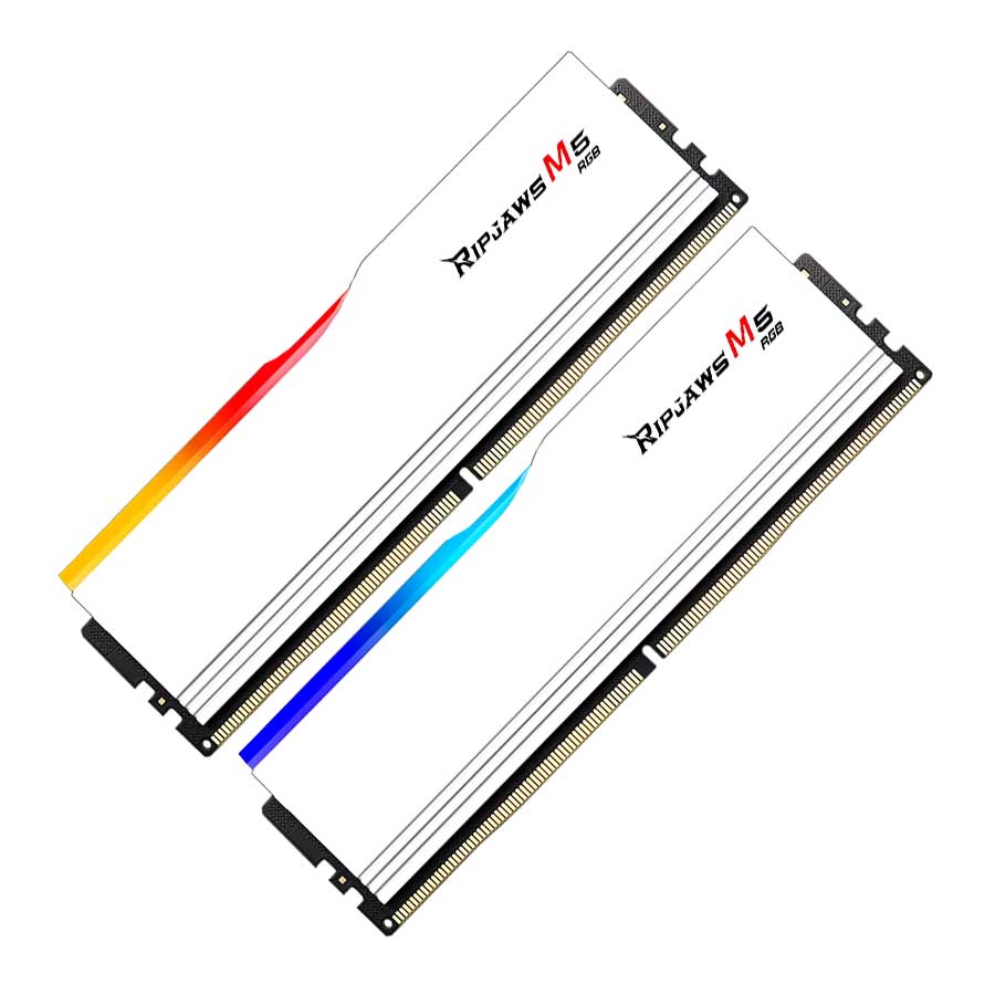 رم جی اسکیل مدل Ripjaws M5 RGB White Dual DDR5